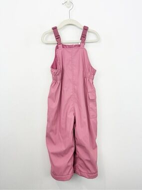 Zara Toddler Girls Pink Waterproof And Windproof Overalls Size 2-3